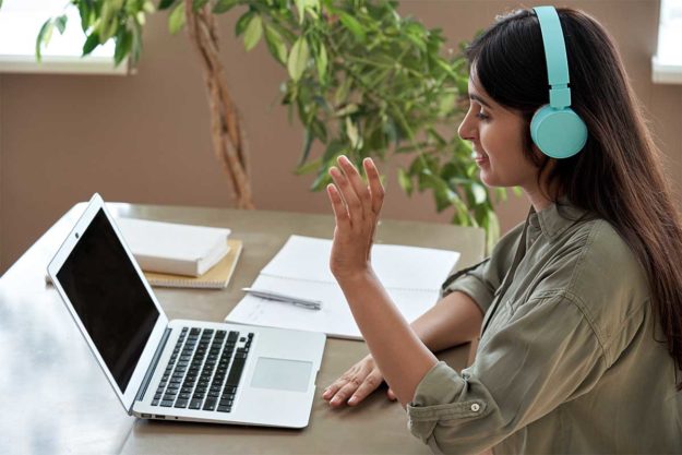 Virtual-Learning-Program child at a virtual learning program